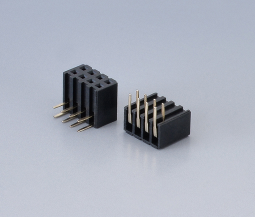 2.0mm Pitch Female Header connector-2.0x7.2 double row 90° 