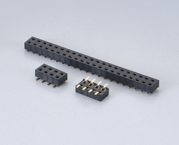 1.0mm Pitch Female Header Connector -1.0x2.0 Dual Row SMT